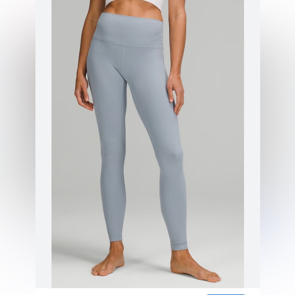Lululemon Athletica Gray Leggings High-Waisted Performance